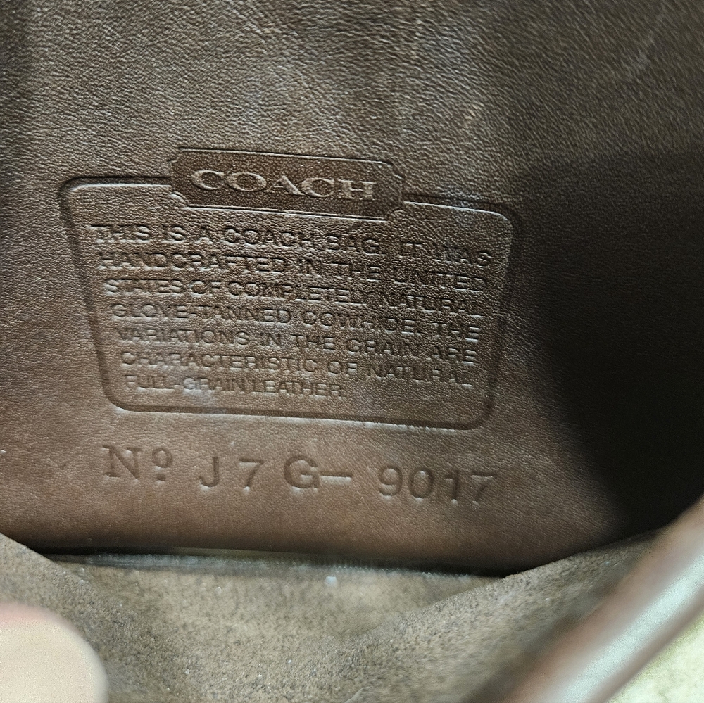 Vintage Coach Abbie Zip bag (Style No. 9017)